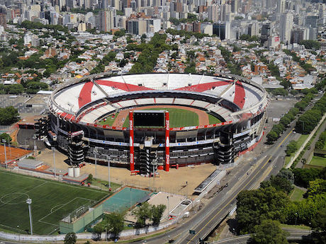 O Estadio Monumental Antonio Vespucio Liberti da Copa América 2021 em Buenos Aires