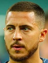 A estrela da Bélgica Eden Hazard na Eurocopa 2021