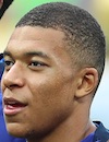 A estrela da França Kylian Mbappé na Eurocopa 2021