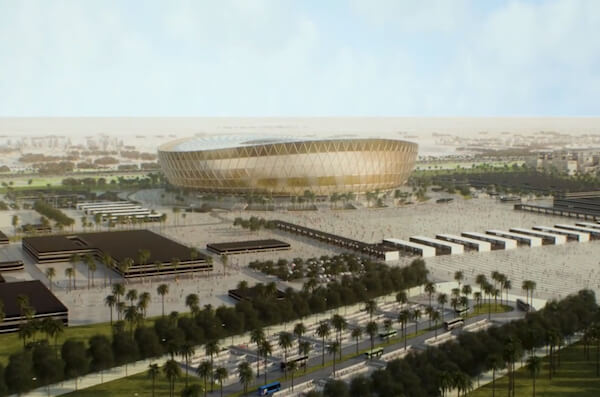 O Estádio Lusail é a sede da Copa do Mundo Catar 2022