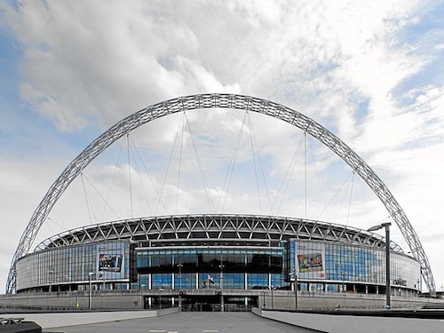 Estádio de Wembley como o sede para a eurocopa 2021 em Londres