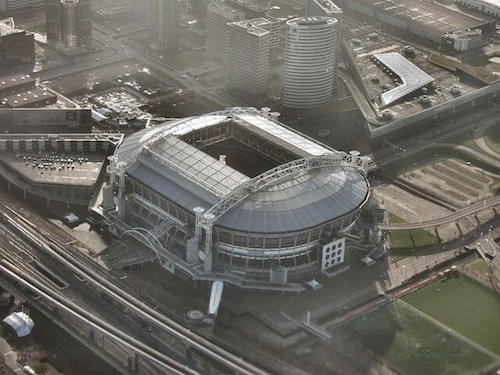 A Johan-Cruyff-Arena em Amsterdam é a sede da Eurocopa 2021 na Holanda