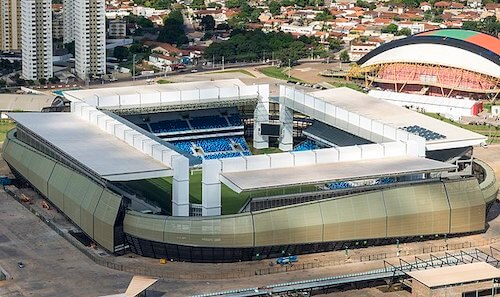 A Arena Pantanal na Ciuabá como sede da Copa América 2021
