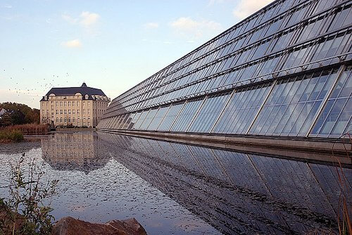 O parque de ciências em Gelsenkirchen