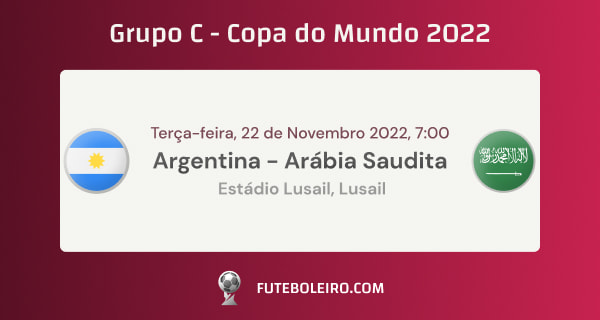 Previsão e dica para Argentina vs Arábia Saudita na Copa do Mundo de 2022