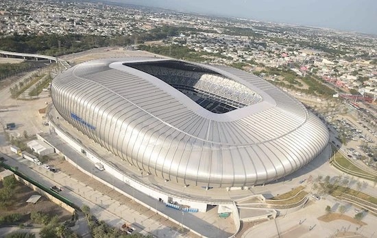 Estádio BBVA Bancomer em Monterrey como estádio do México na Copa do Mundo 2026