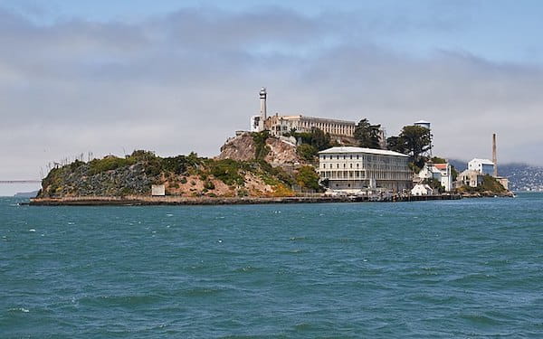 Ilha de Alcatraz & Prisão na área da Baía de São Francisco