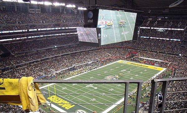 Super Bowl 2011 no Estádio AT&T em Dallas