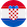 Bandeira redonda da Croácia